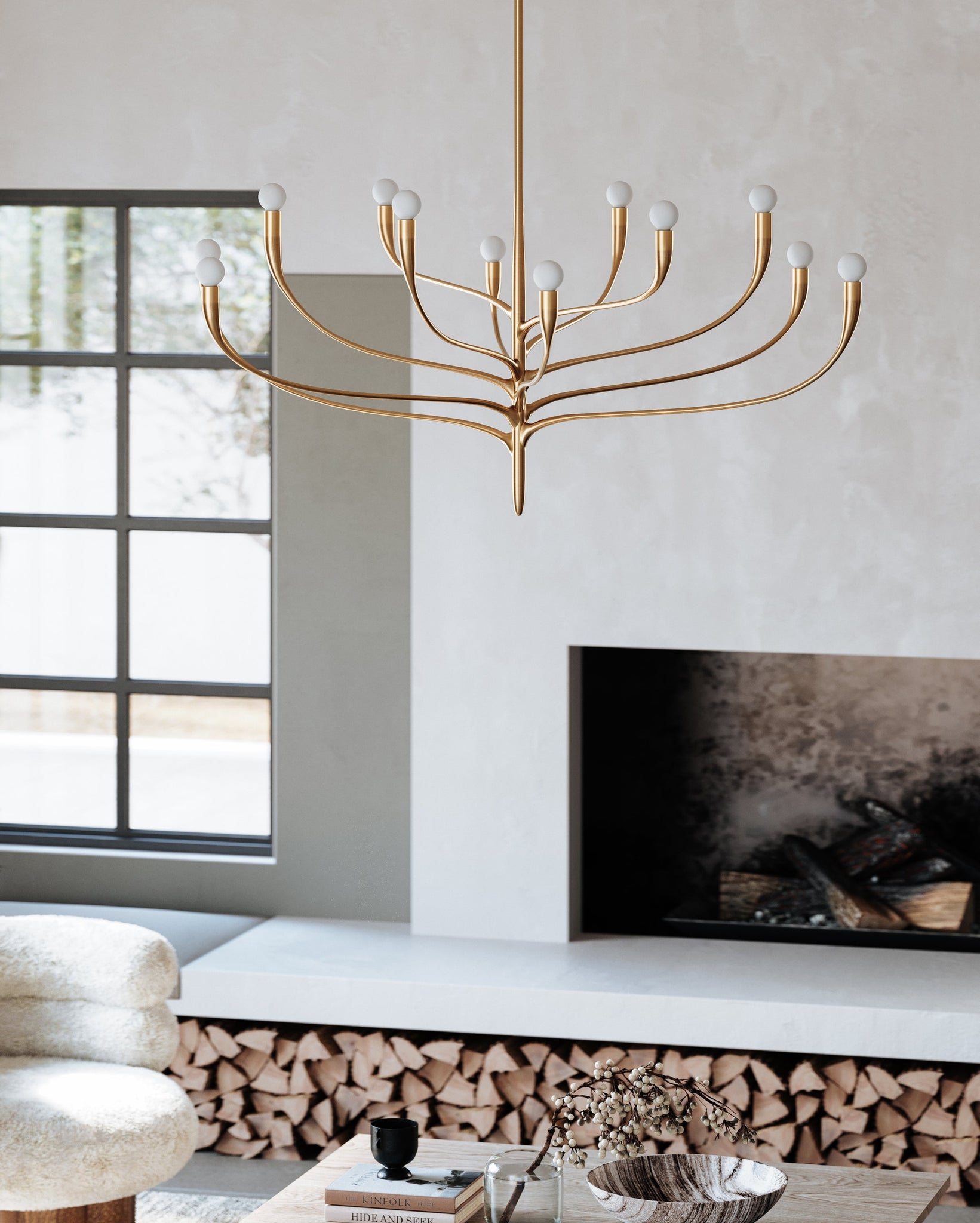 Labra Chandelier 51.5" - Lifestyle [9612-VGL]