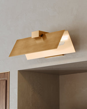 Lander Wall Sconce - Lifestyle [B1605-PBR]