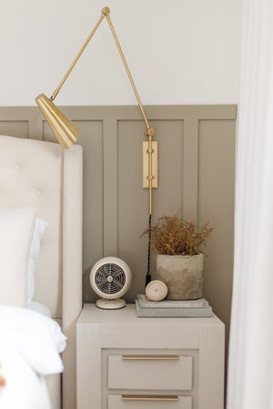 Lorne Plug-In Sconce - Lifestyle [4121-AGB]
