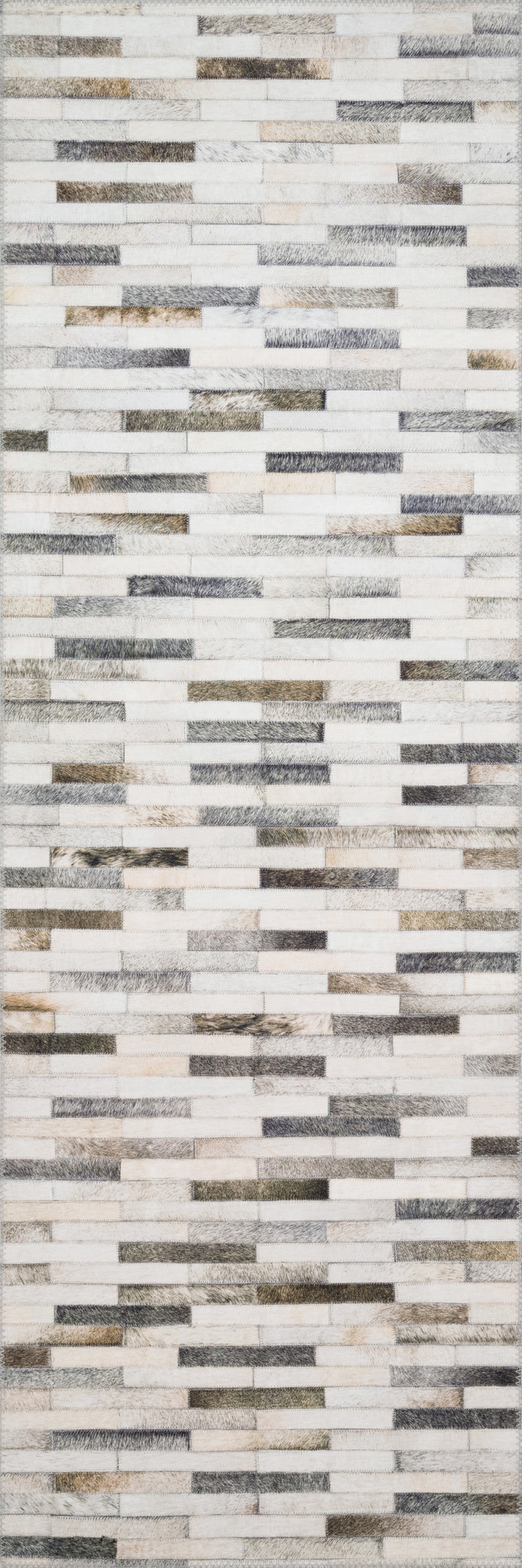 detail view of Maddox Ivory / Grey luxury Rug