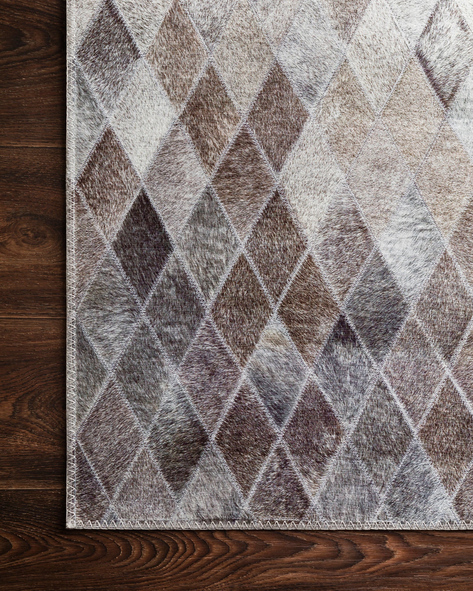 lifestyle view of Maddox Sand / Taupe luxury Rug
