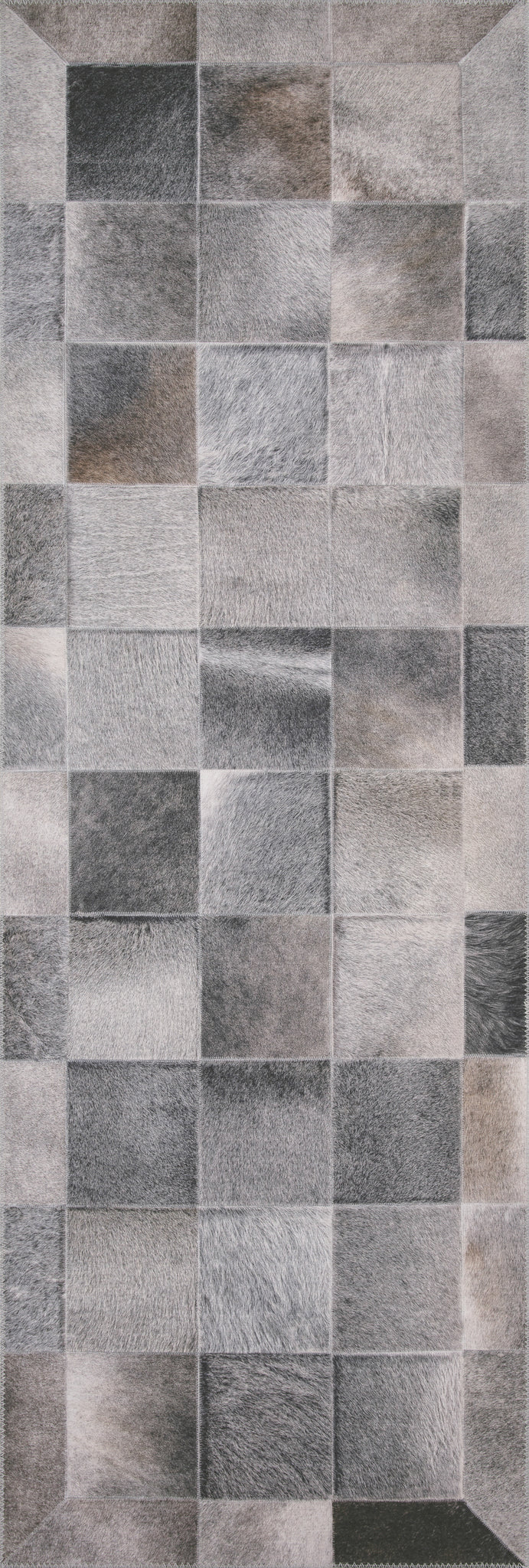 detail view of Maddox Charcoal / Grey luxury Rug