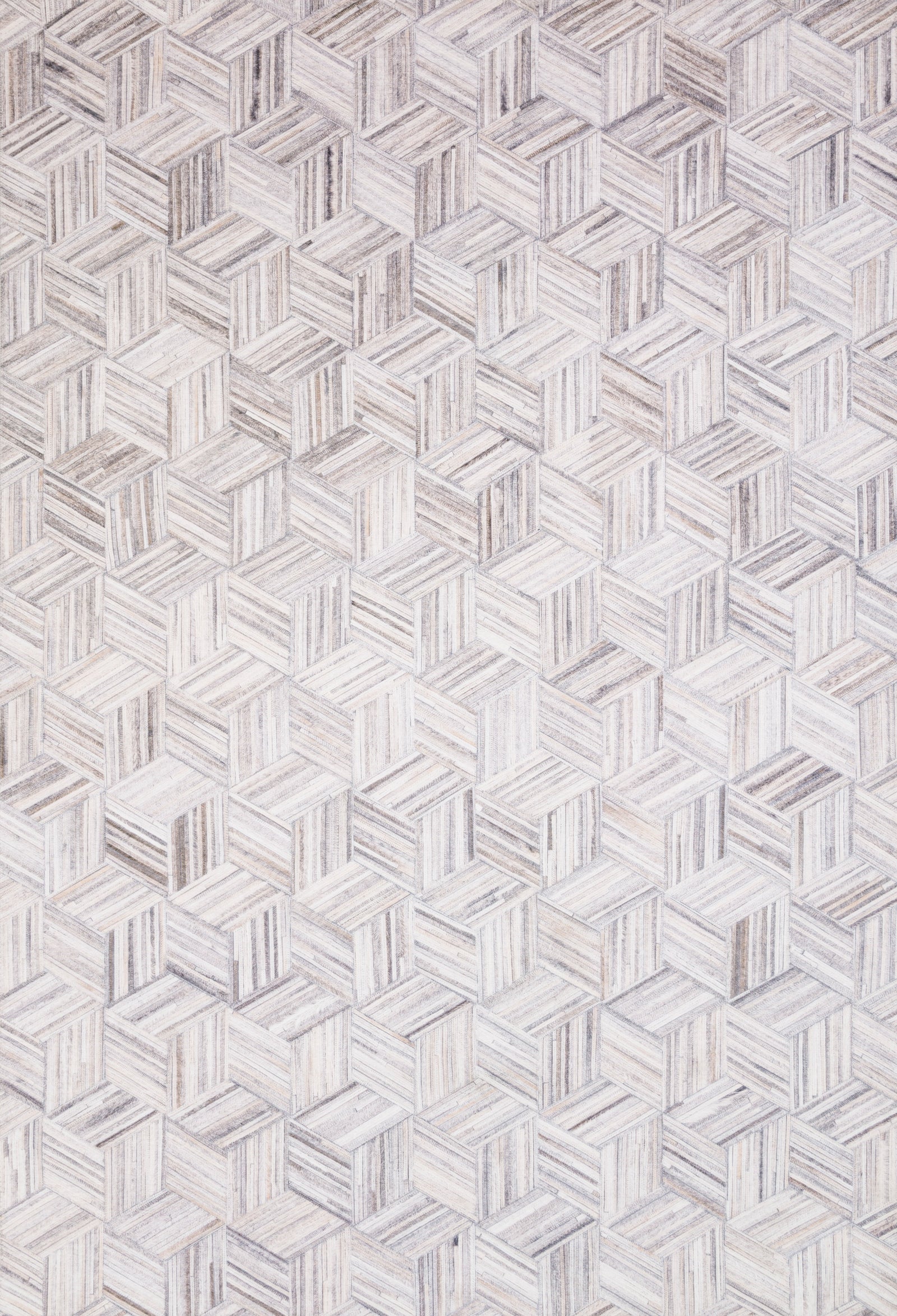 front view of Maddox Lt Grey / Ivory luxury Rug