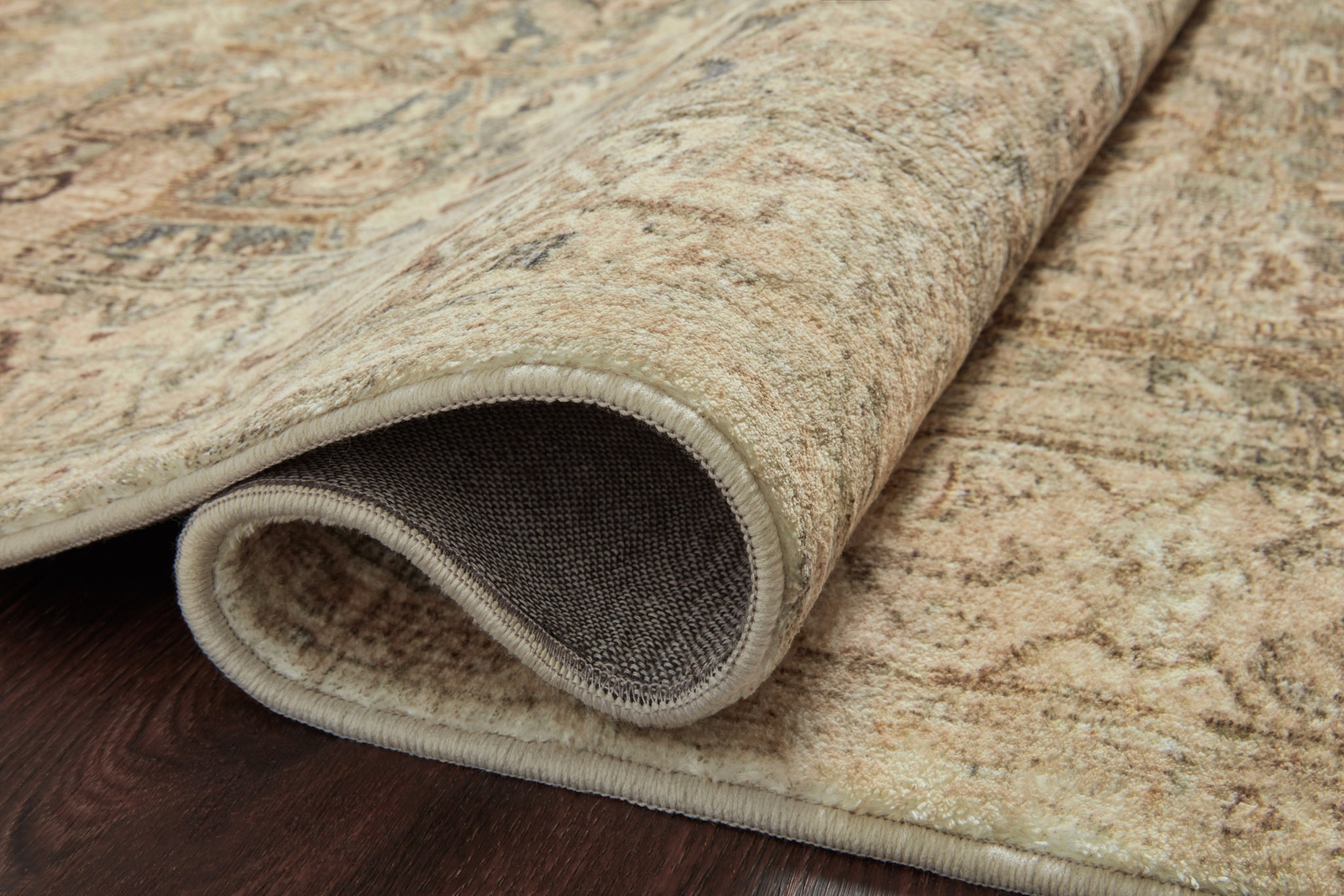 lifestyle view of Margot Antique / Sage luxury Rug