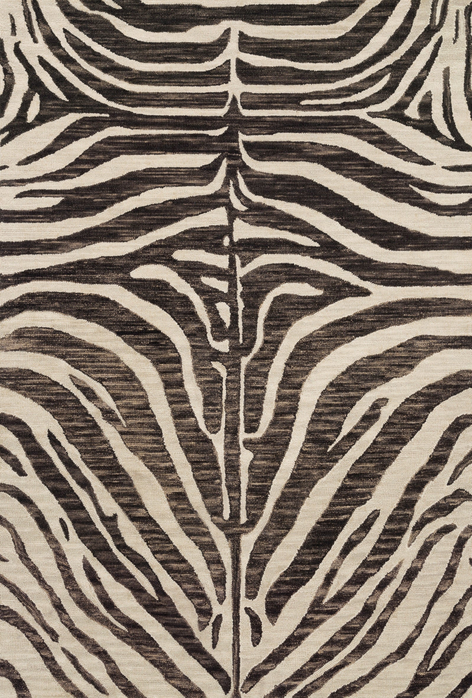 front view of Masai Java / Ivory luxury Rug