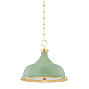 Painted No. 1 Pendant 18"