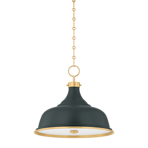 Painted No. 1 Pendant 18"