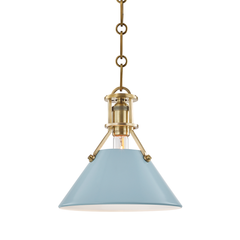 Aged Brass / Blue Bird