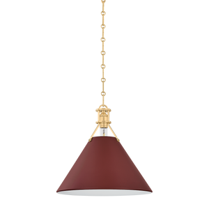 Painted No. 2 Pendant 16"
