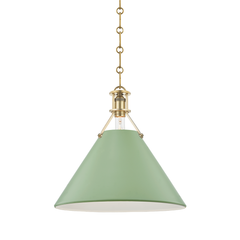 Aged Brass / Leaf Green