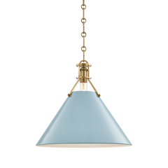 Aged Brass / Blue Bird