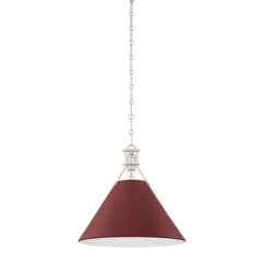 Polished Nickel / Soft Crimson
