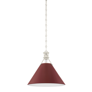Painted No. 2 Pendant 16"