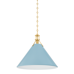 Aged Brass / Blue Bird