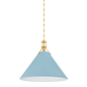 Painted No. 2 Pendant 21"