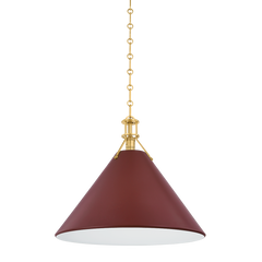 Aged Brass / Soft Crimson