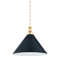 Aged Brass / Darkest Blue
