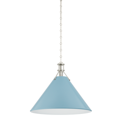 Polished Nickel / Blue Bird