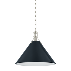 Polished Nickel / Darkest Blue