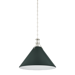Polished Nickel / Soft Studio Green