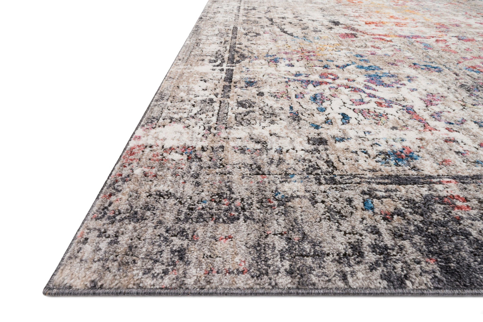 angle view of Medusa Granite / Multi luxury Rug