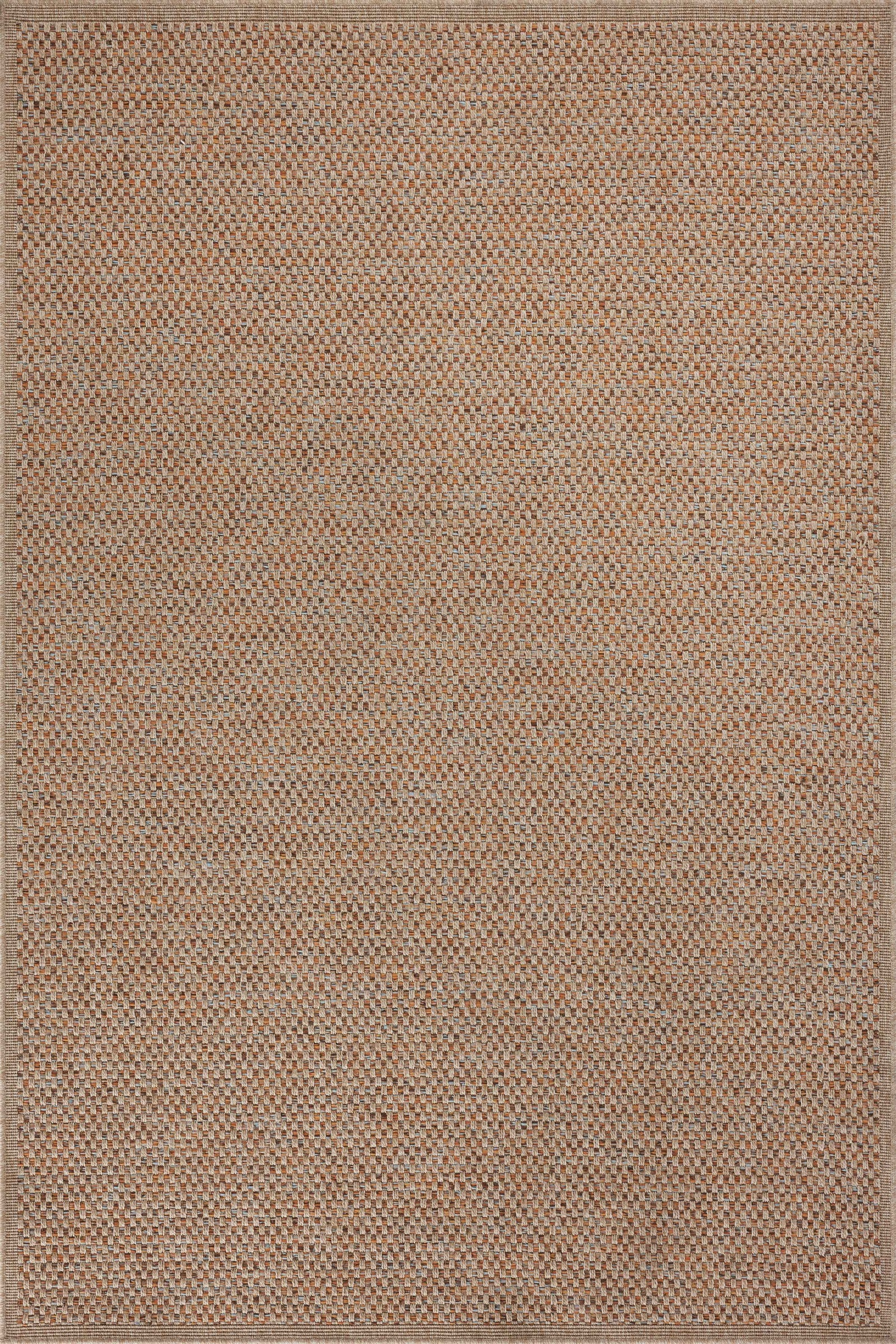 front view of Merrick Oatmeal / Sunrise luxury Rug