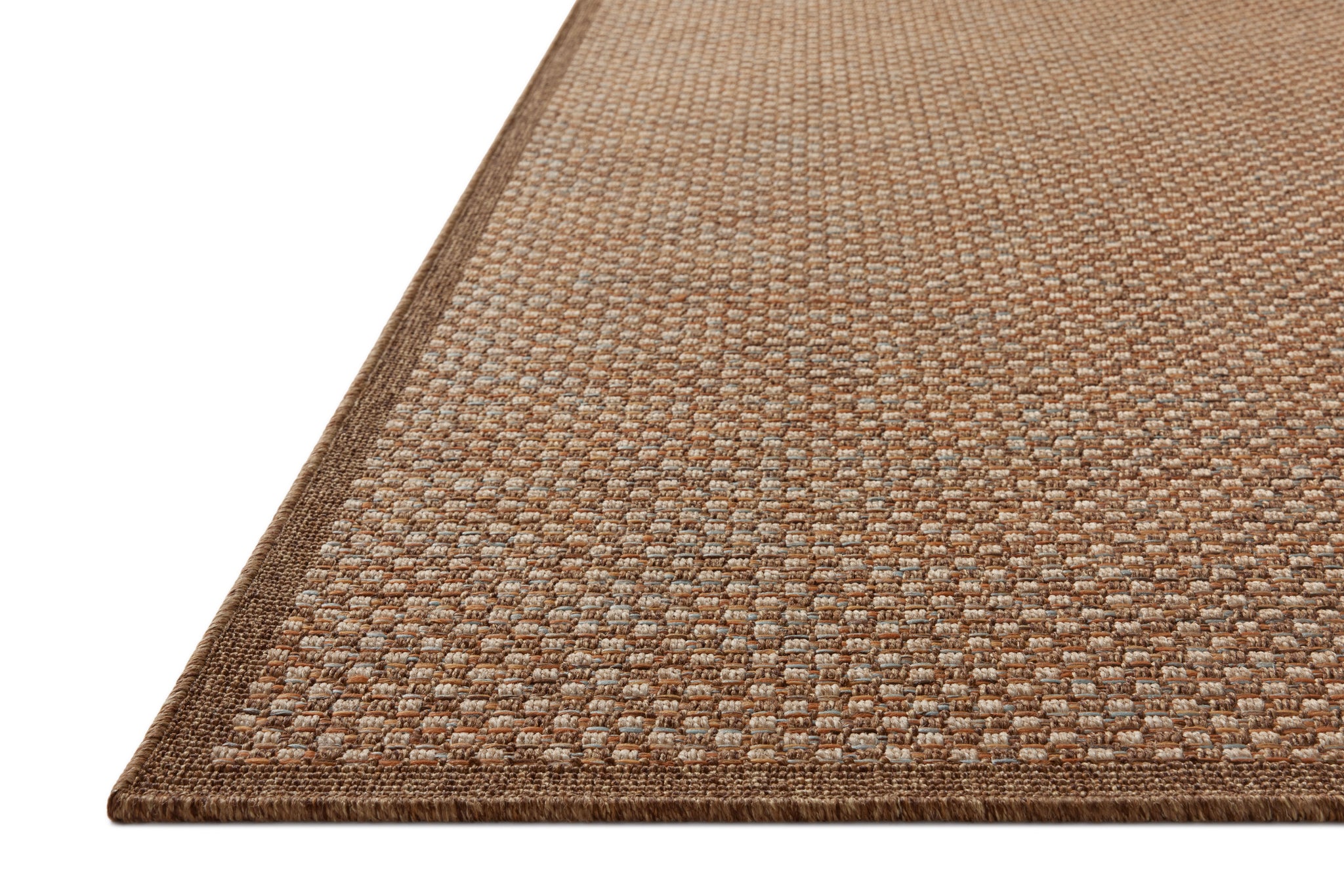 front view of Merrick Natural / Sunrise luxury Rug