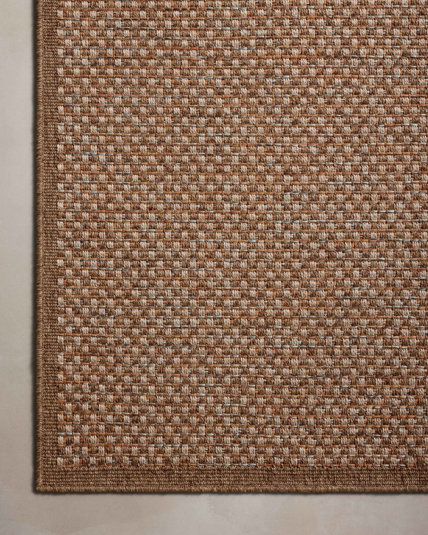 detail view of Merrick Natural / Sunrise luxury Rug