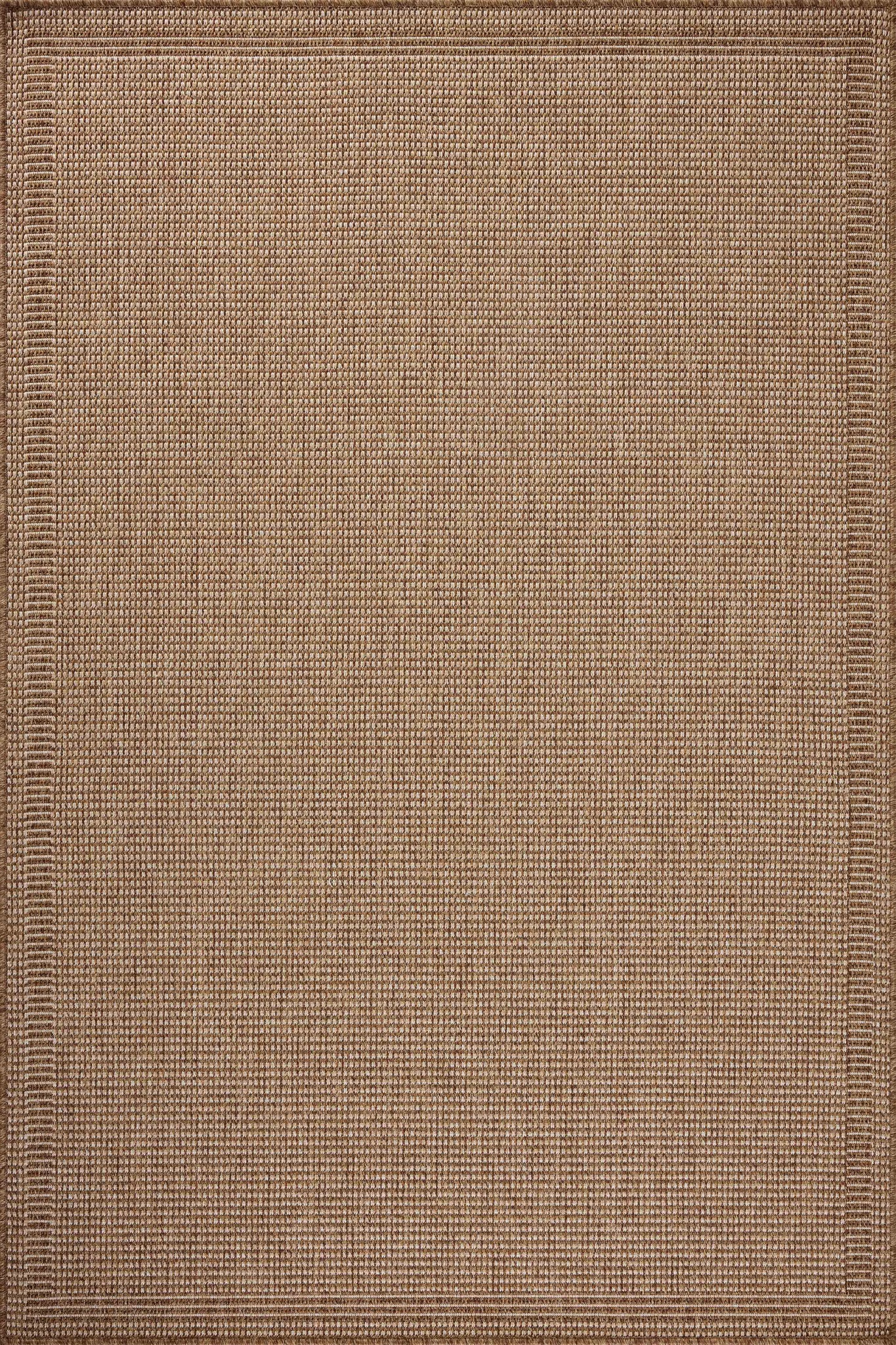 front view of Merrick Natural / Oatmeal luxury Rug