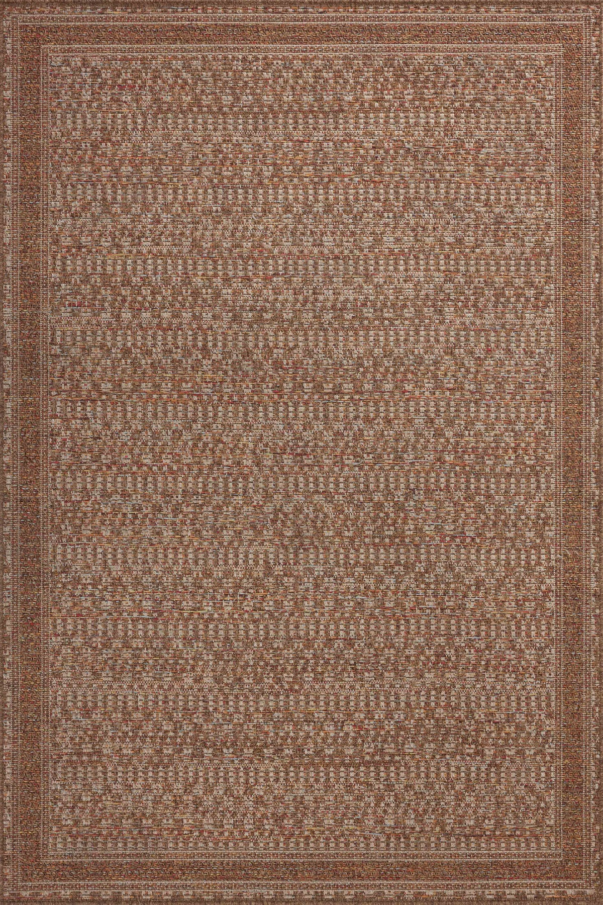 front view of Merrick Natural / Fiesta luxury Rug