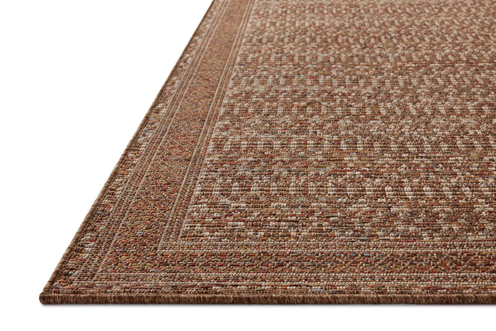 front view of Merrick Natural / Fiesta luxury Rug