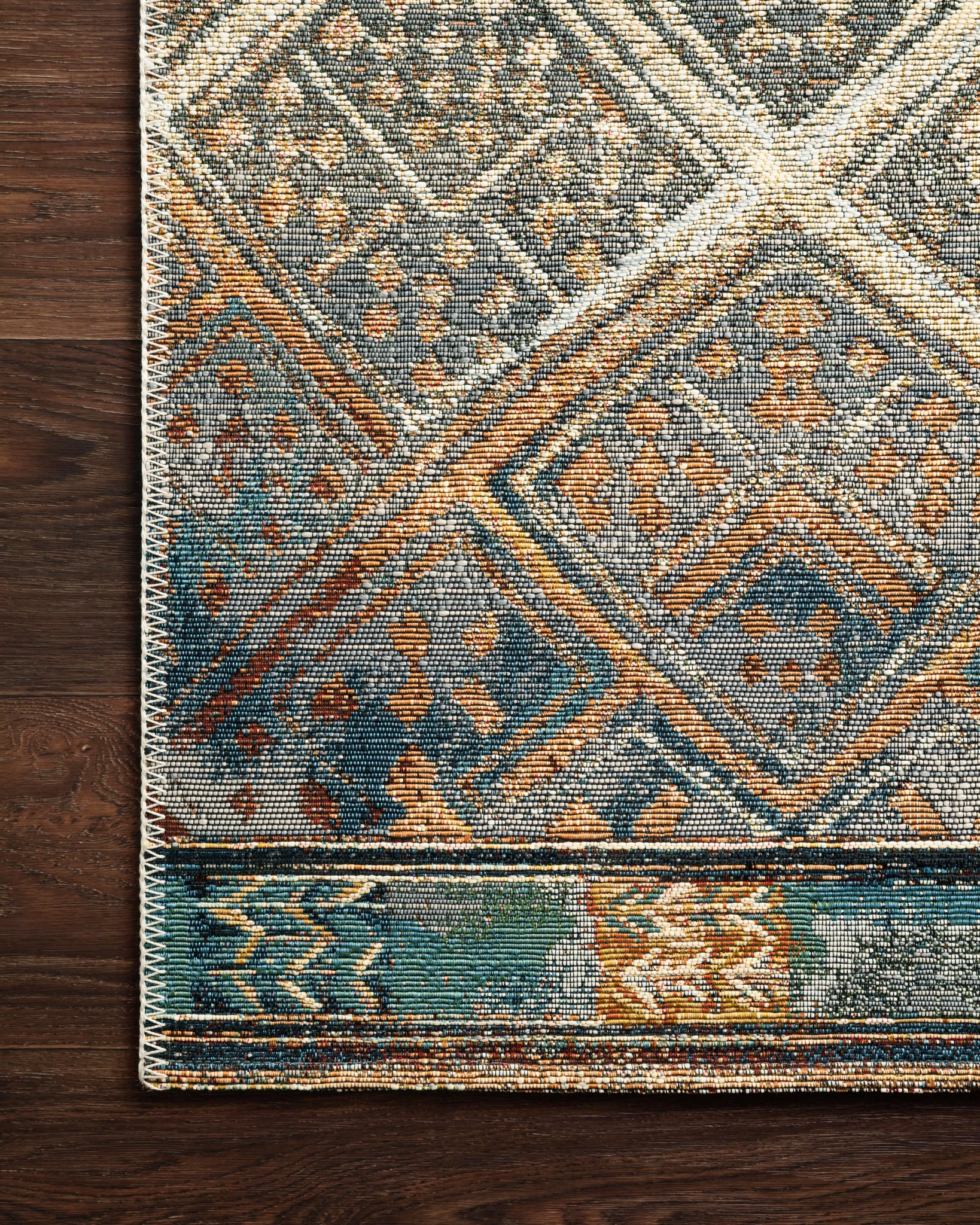 detail view of Mika Ivory / Mediterranean luxury Rug