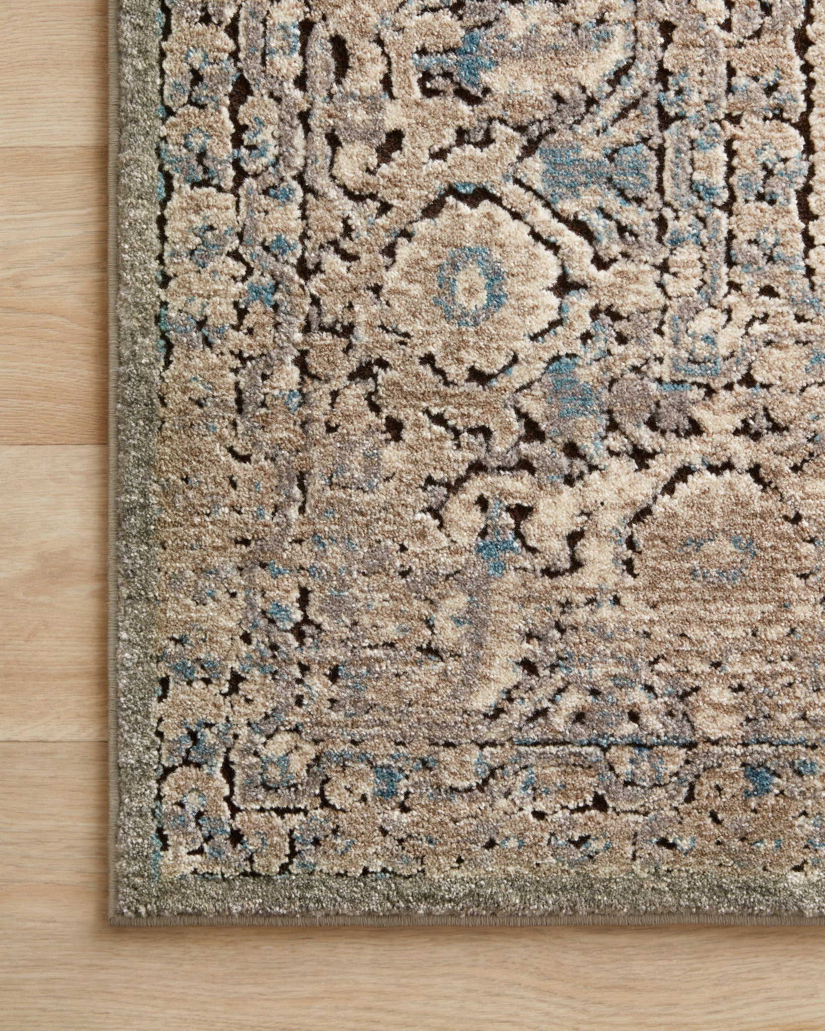 detail view of Millennium Grey / Stone luxury Rug