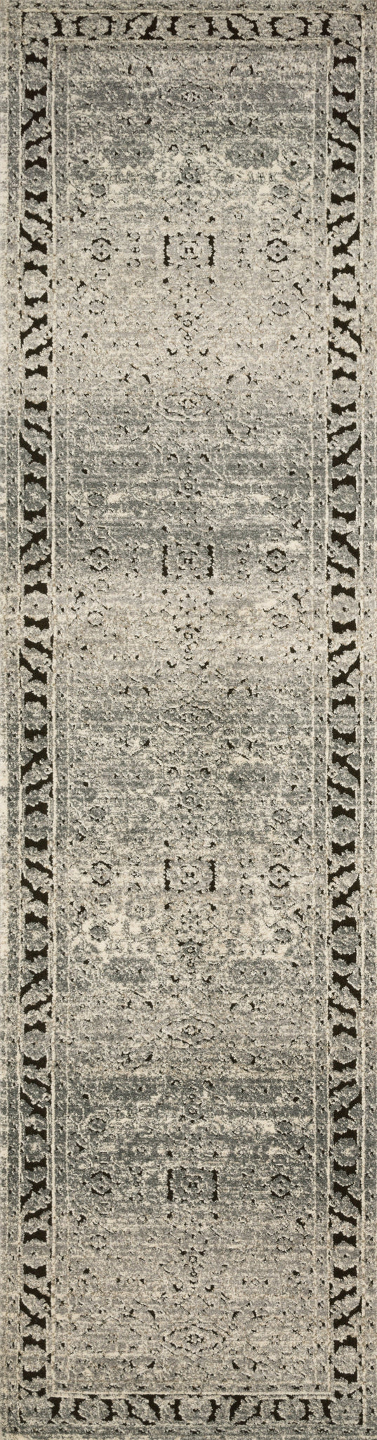 lifestyle view of Millennium Grey / Charcoal luxury Rug