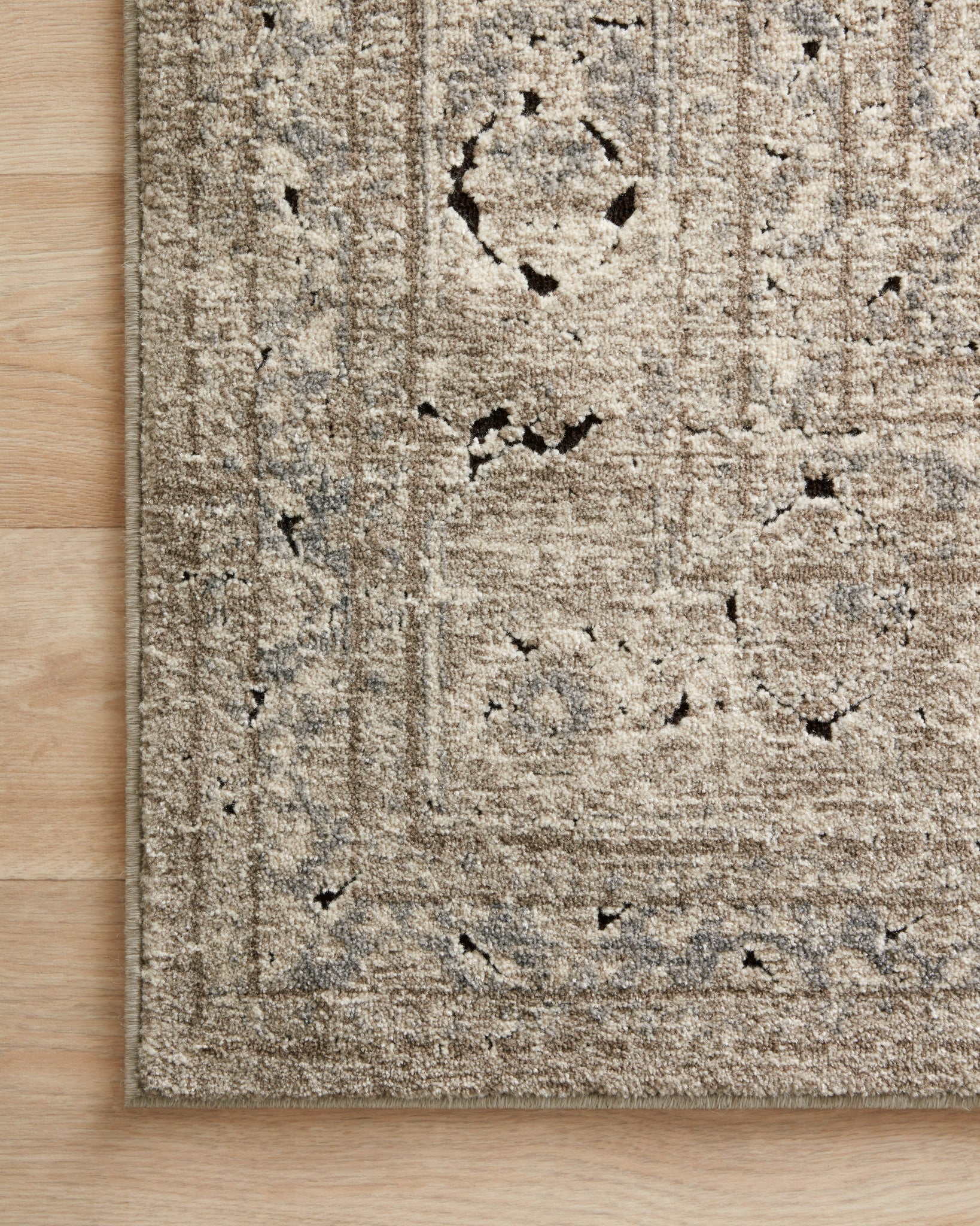 detail view of Millennium Sand / Ivory luxury Rug