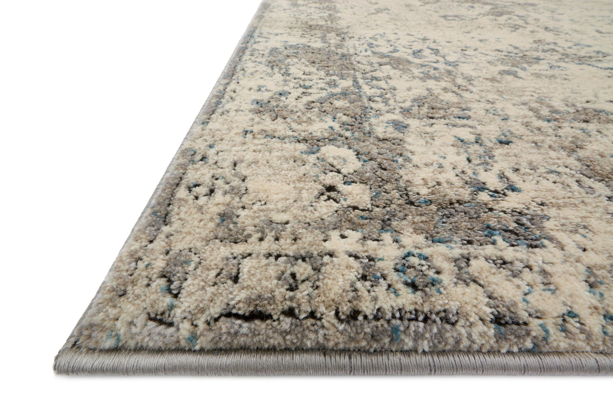 detail view of Millennium Ivory / Grey luxury Rug
