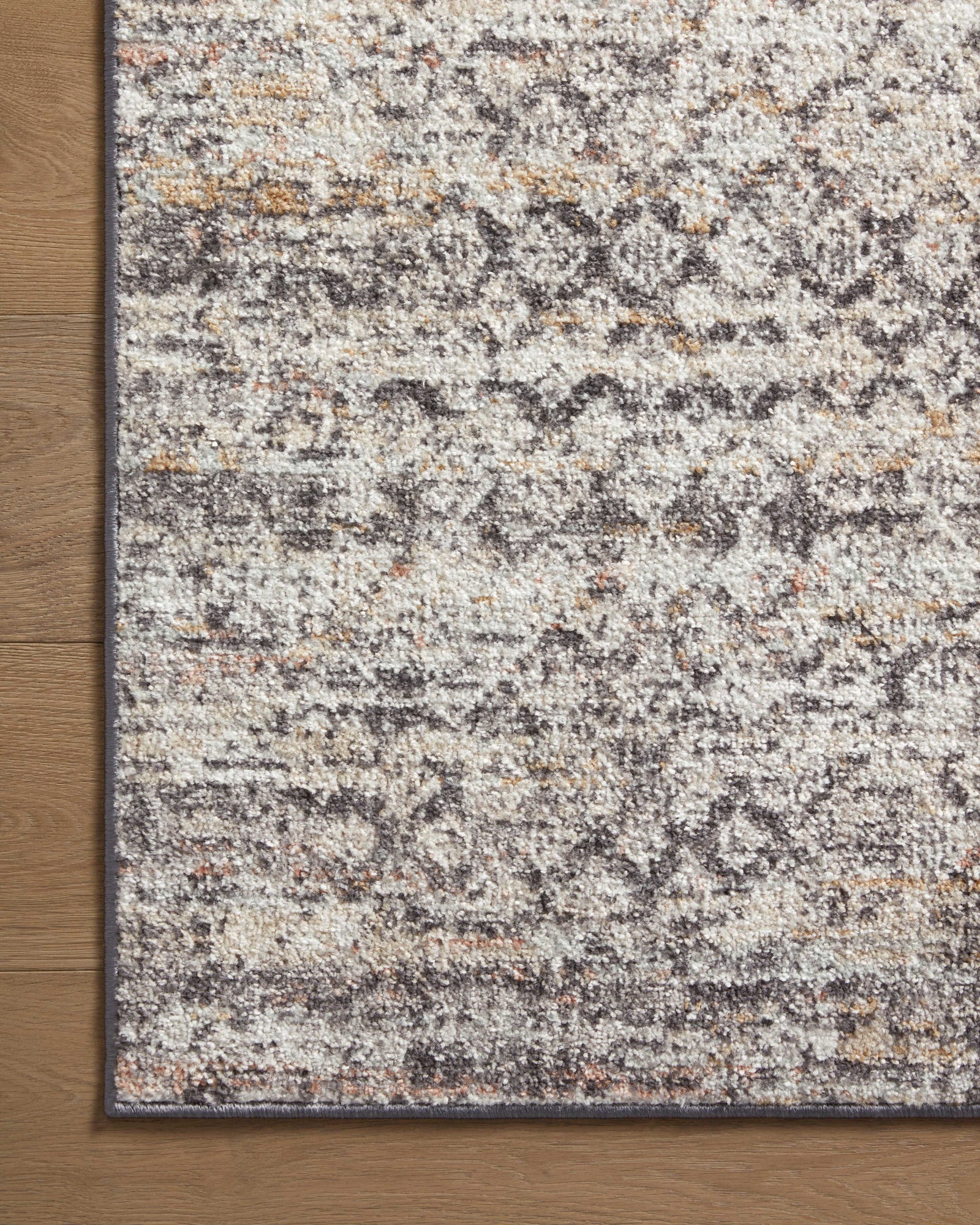 front view of Monroe Grey / Multi luxury Rug