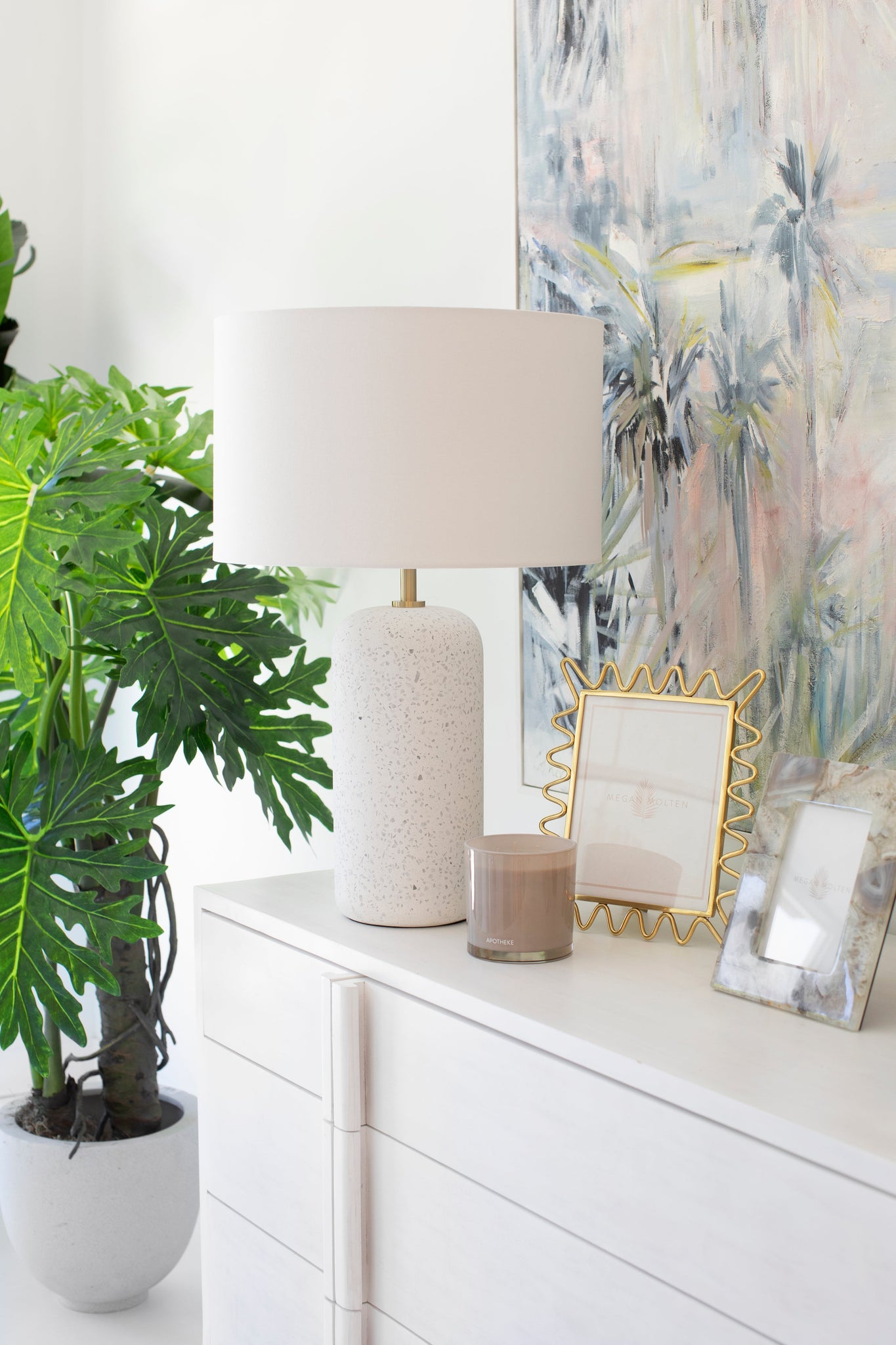 Margaret Table Lamp - Lifestyle [HL710201-AGB]