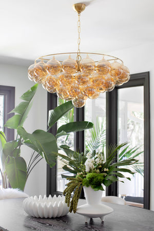 Mimi Chandelier 31.5" x 15.75" - Lifestyle [H711809-AGB]