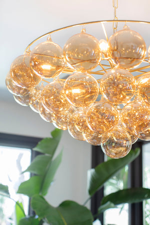 Mimi Chandelier 31.5" x 15.75" - Lifestyle [H711809-AGB]