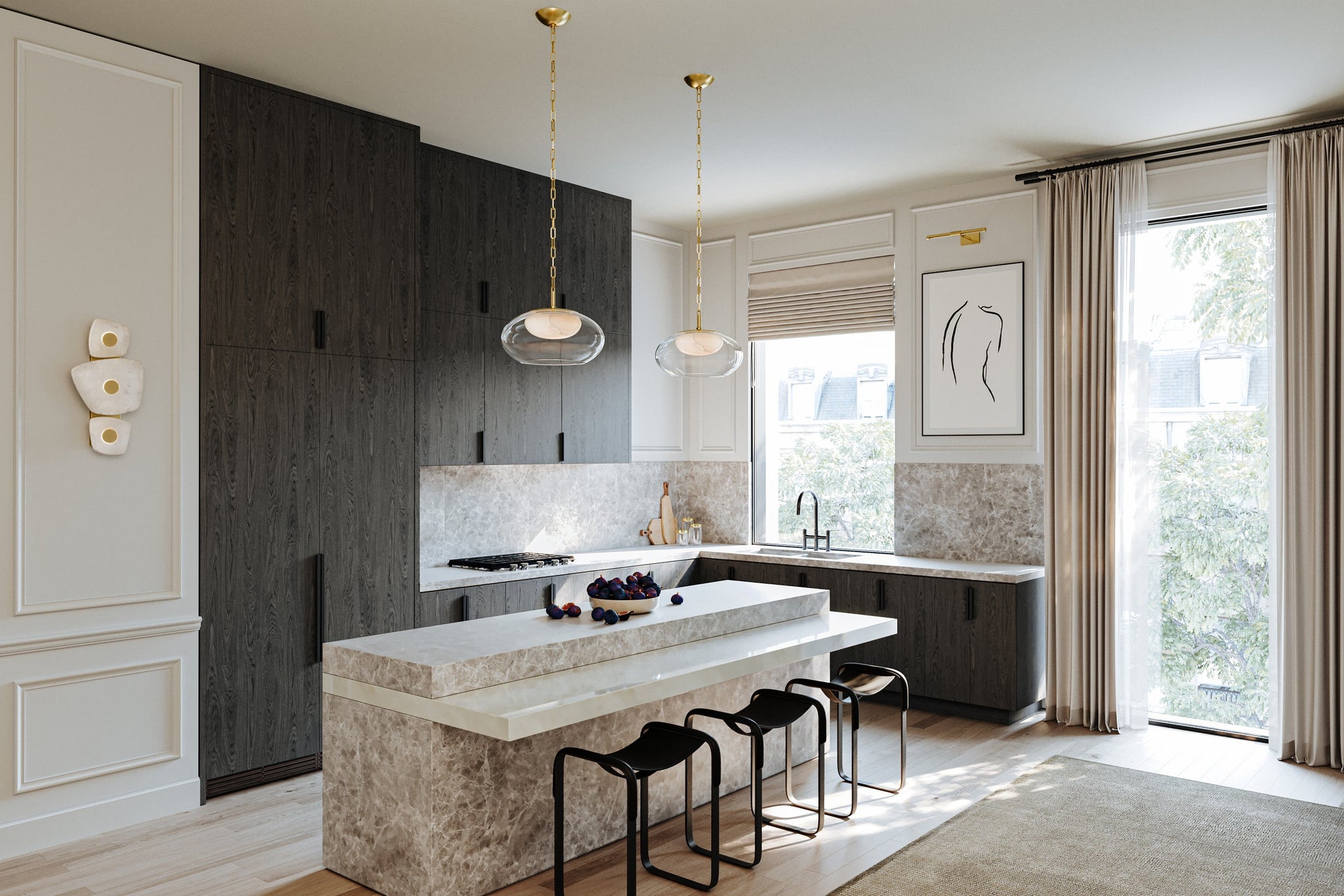 Moore Pendant 17" - Lifestyle [9017-AGB]