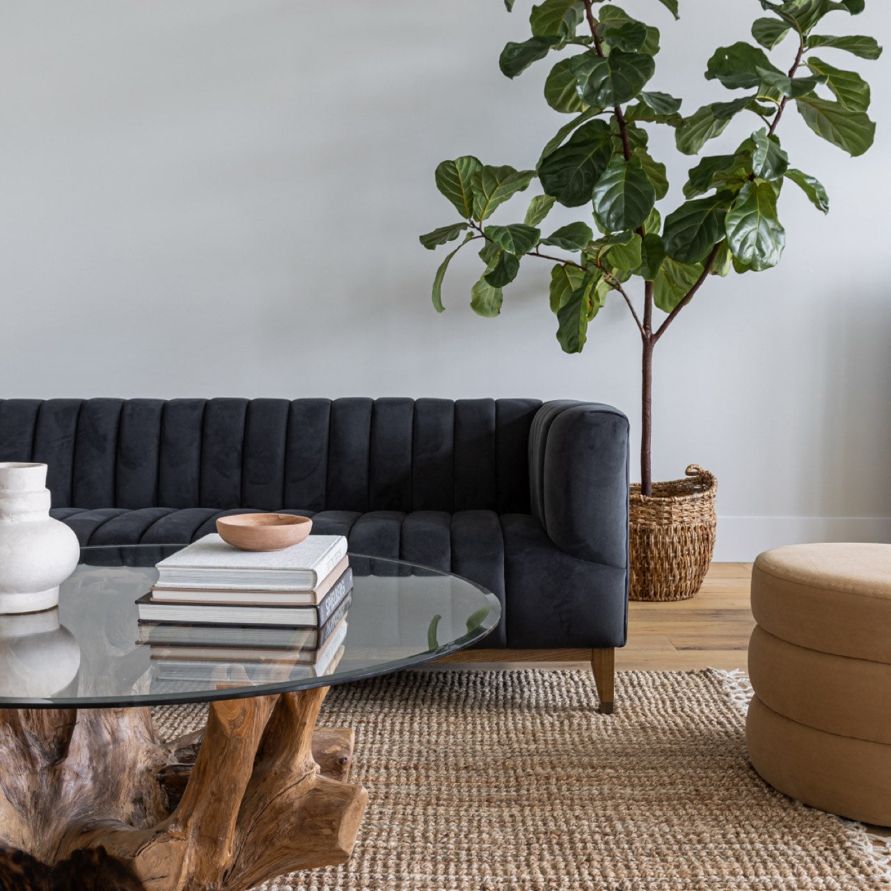 Natura Round Root Coffee Table - L