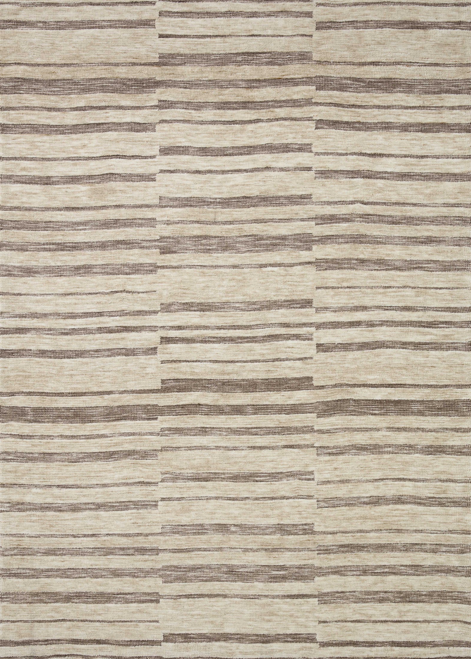 front view of Neda Natural / Taupe luxury Rug