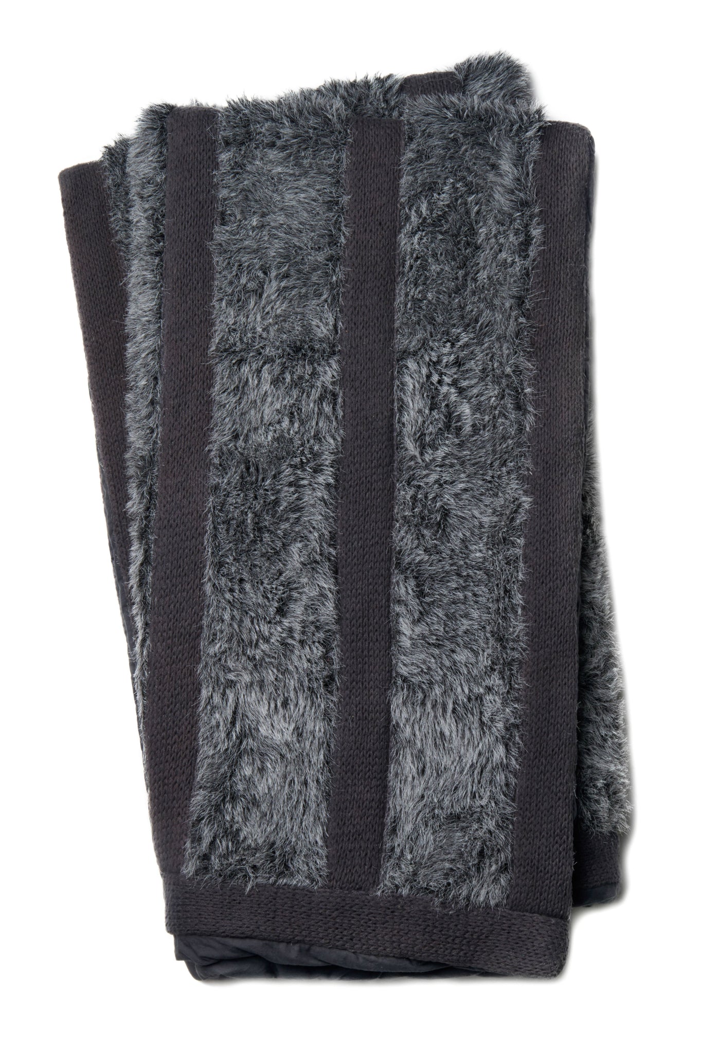 front view of Neva Charcoal luxury Rug