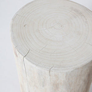 Nova Wide 21" Stump - Round - White
