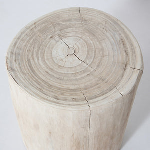 Nova Wide 21" Stump - Round - White