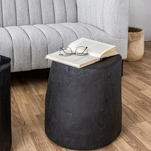 Nova Wide 16" Stump - Round - Black