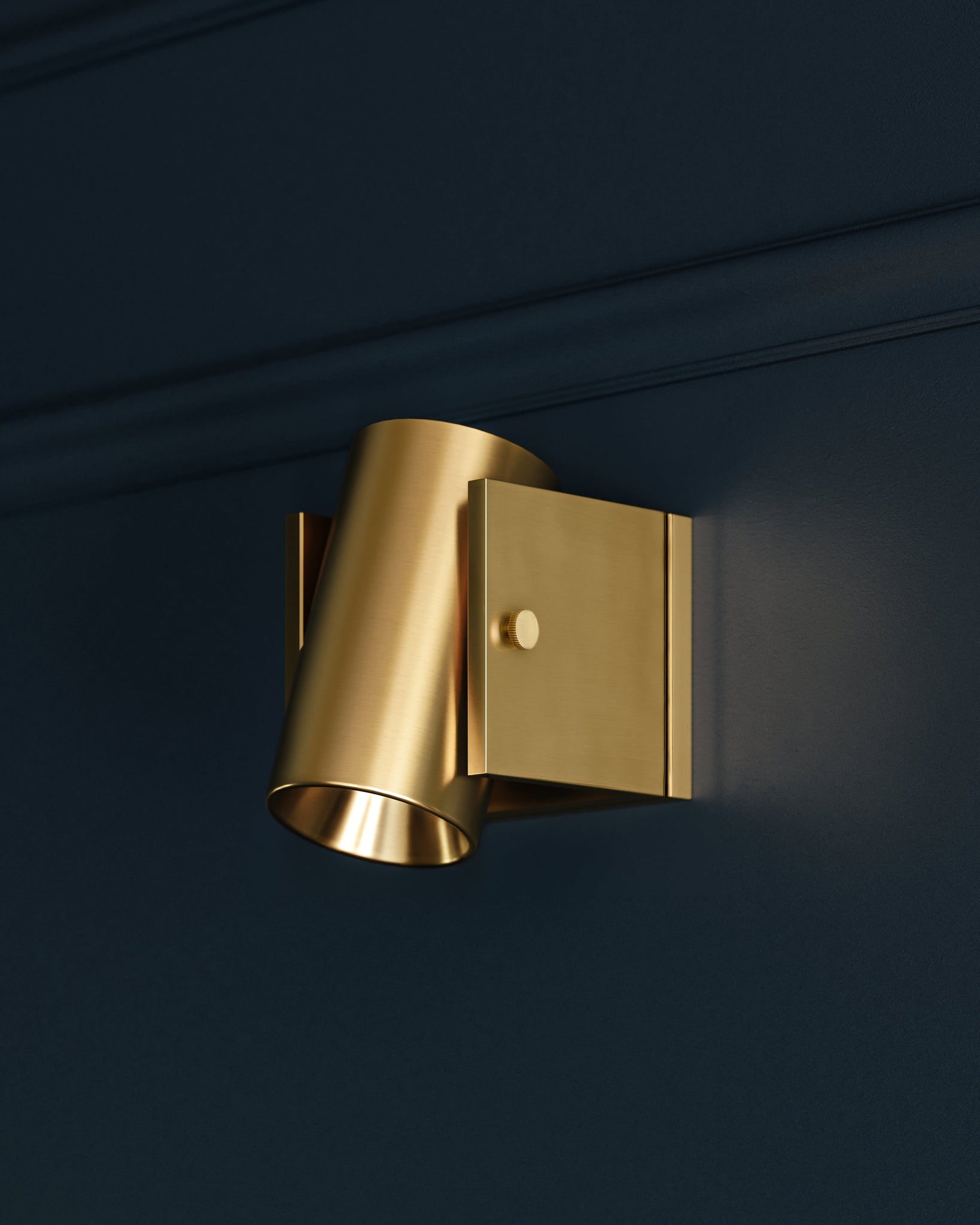 Nowra Wall Sconce in Aged Brass - Lifestyle [2306-AGB]