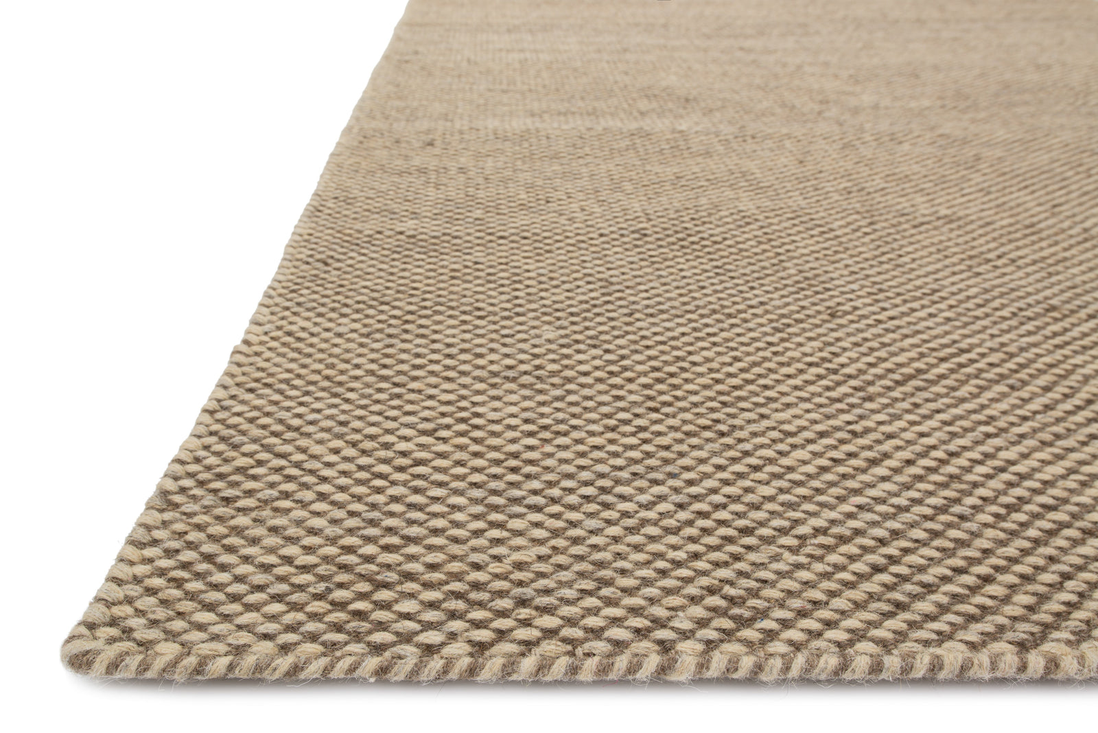 front view of Oakwood Natural luxury Rug