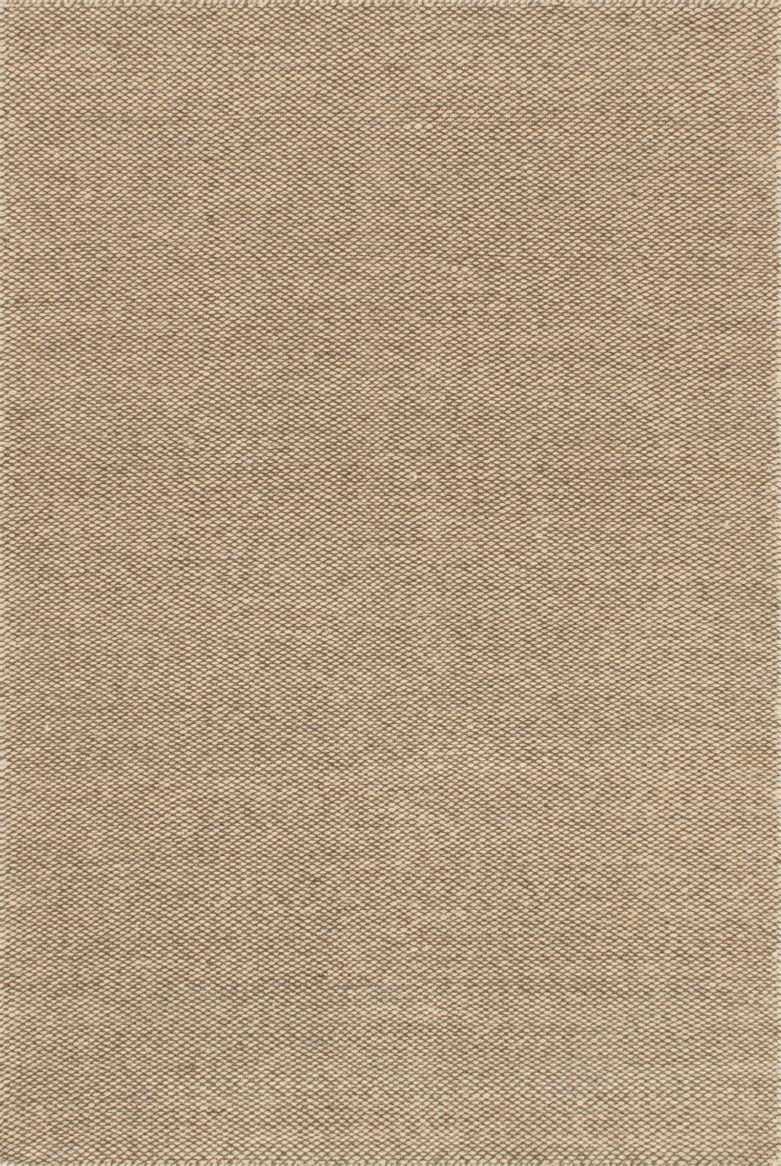 front view of Oakwood Natural luxury Rug